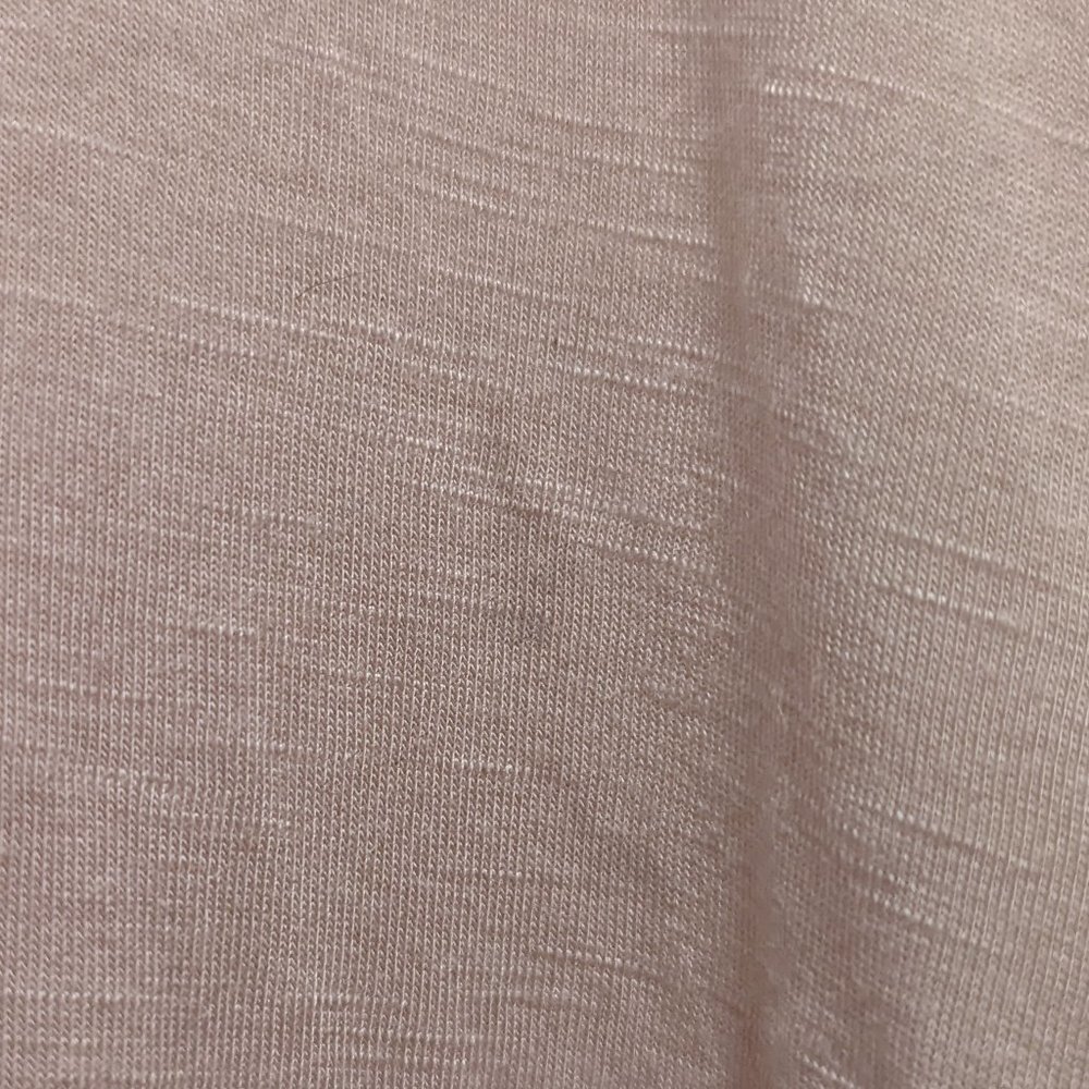 Anthropologie Pure + Good Blush Pink Satin Trim Pocket Tank - Picture 6 of 7